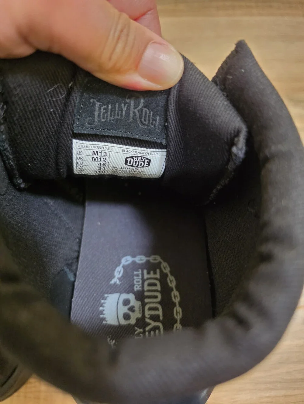 NEW HEY DUDE X JELLY ROLL BRADLEY CASUAL SHOE